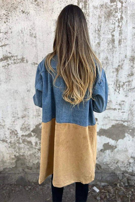 Alberte | Giacca di jeans bicolore