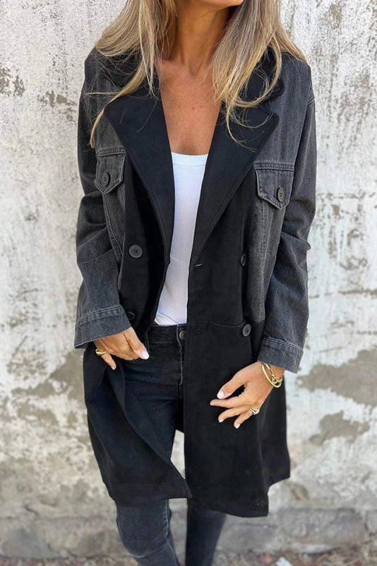 Alberte | Giacca di jeans bicolore
