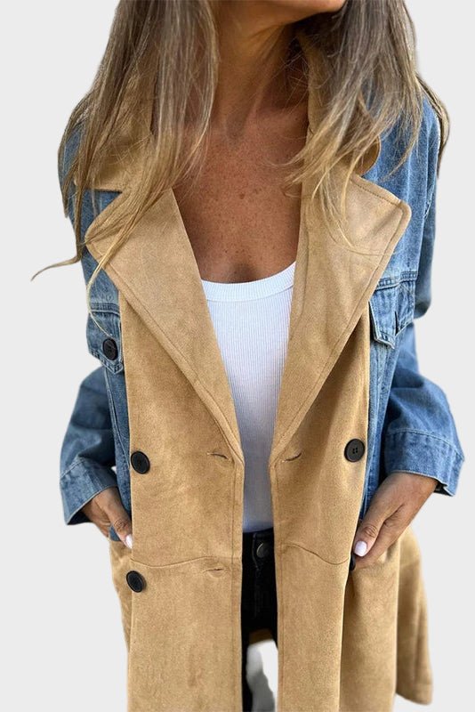 Alberte | Giacca di jeans bicolore
