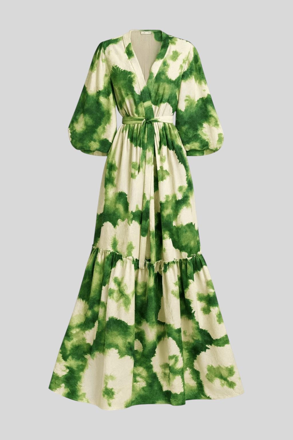 Luna | Abito Maxi Floreale