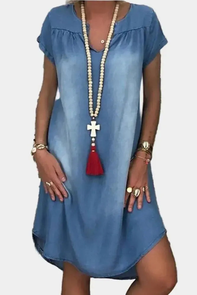 サガ | デニムドレス