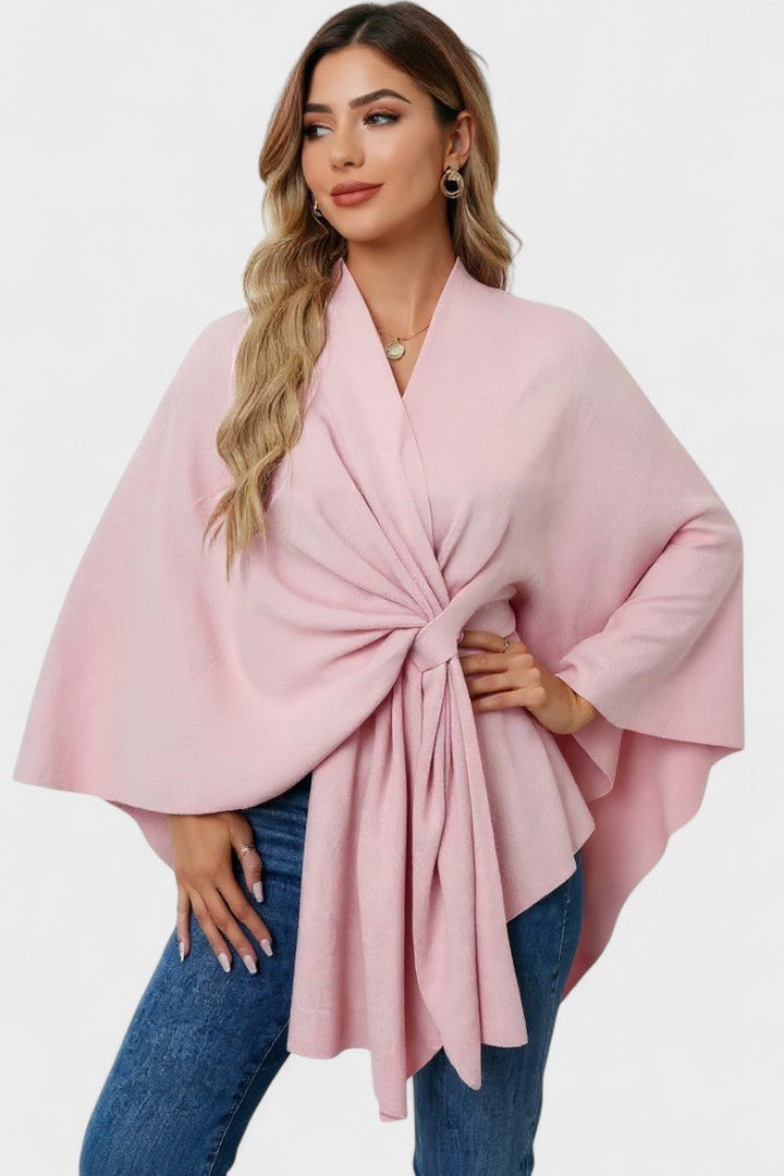Yvette | Poncho Draperet Elegante